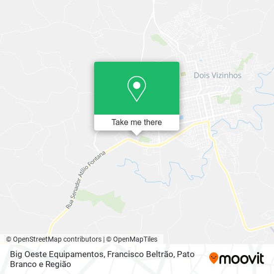 Big Oeste Equipamentos map