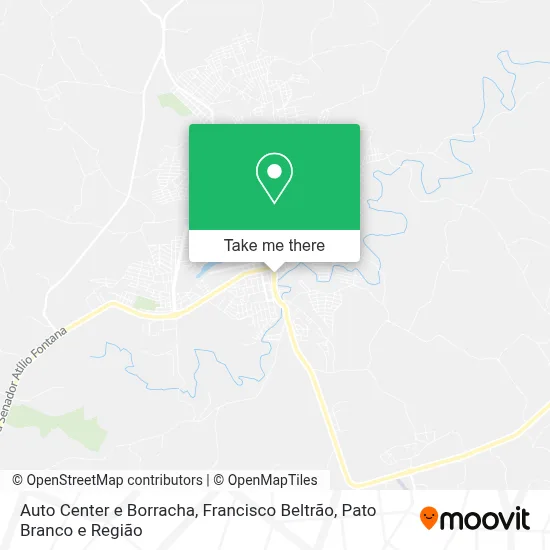 Auto Center e Borracha map