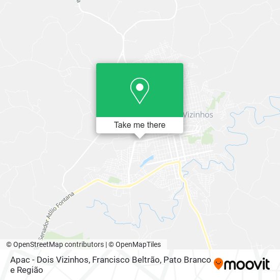 Apac - Dois Vizinhos map