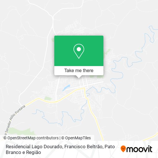 Residencial Lago Dourado map