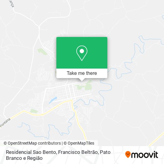 Residencial Sao Bento map
