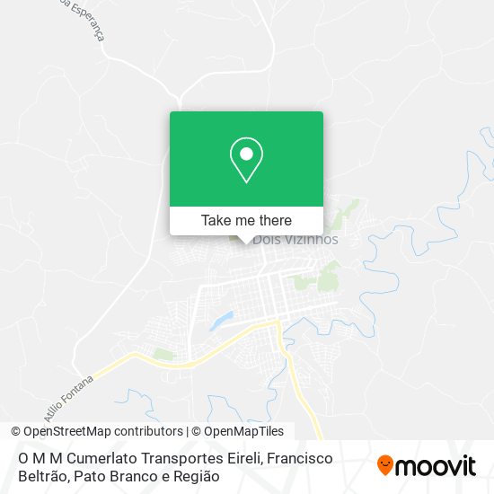 Mapa O M M Cumerlato Transportes Eireli