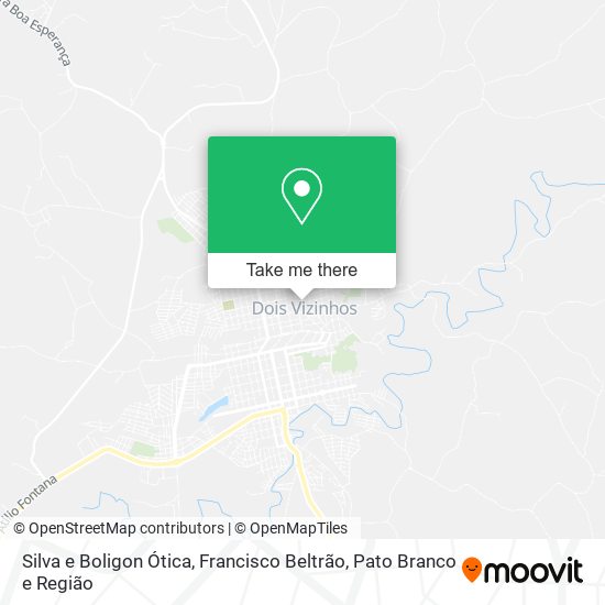 Silva e Boligon Ótica map