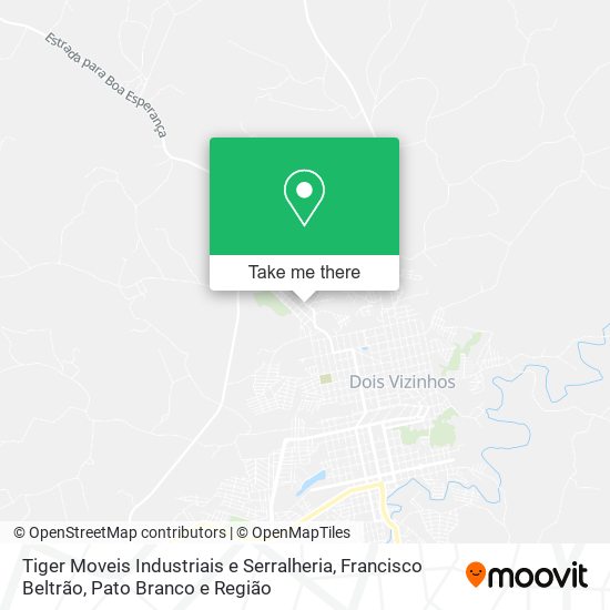 Tiger Moveis Industriais e Serralheria map