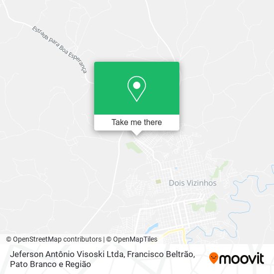 Jeferson Antônio Visoski Ltda map