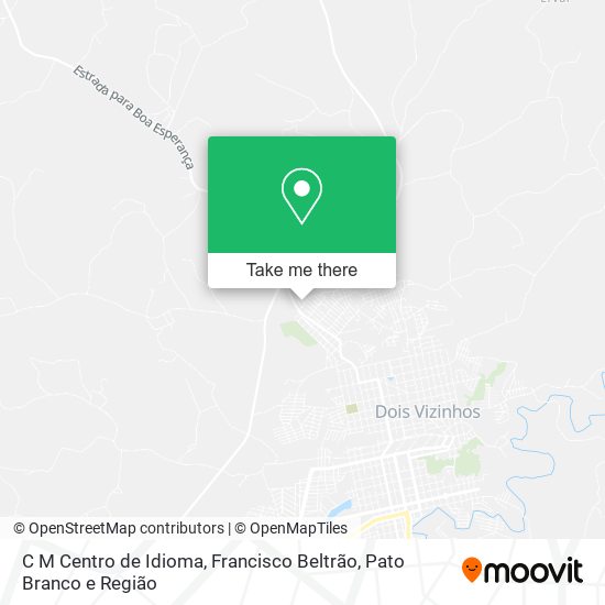 C M Centro de Idioma map