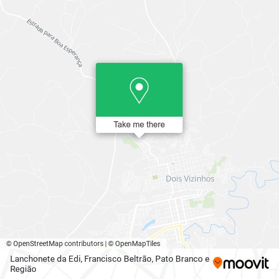 Lanchonete da Edi map