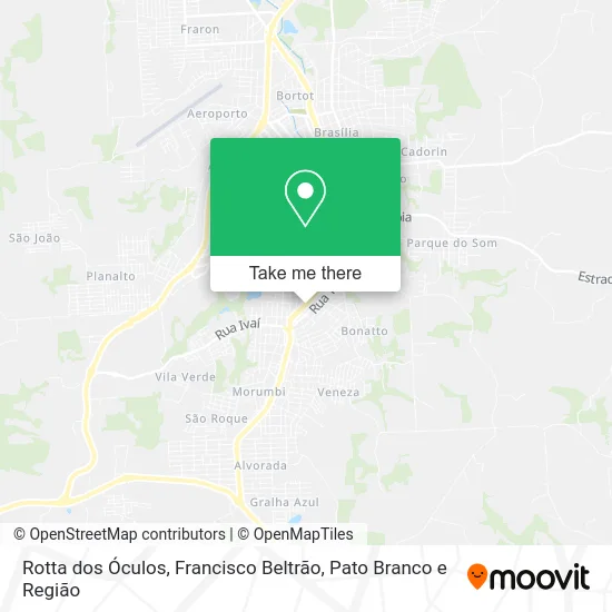 Rotta dos Óculos map