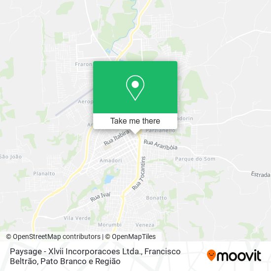 Paysage - Xlvii Incorporacoes Ltda. map
