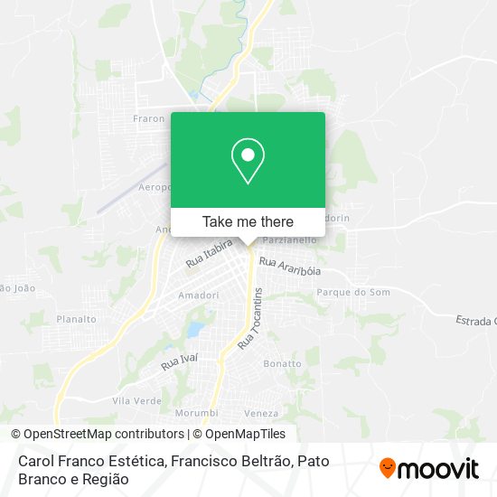 Carol Franco Estética map