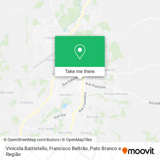 Vinícola Battistello map