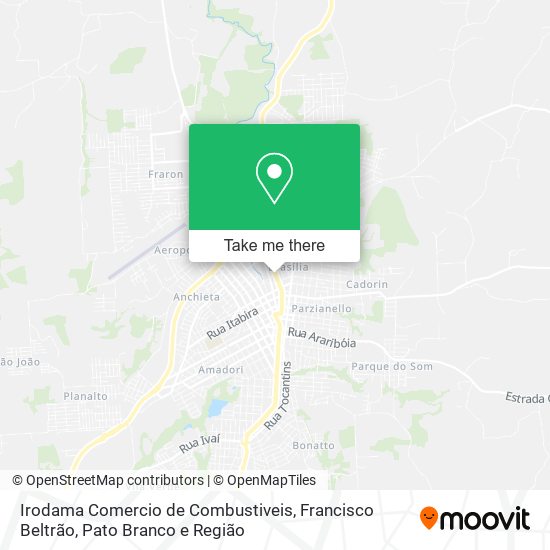 Irodama Comercio de Combustiveis map