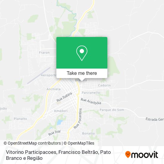 Vitorino Participacoes map