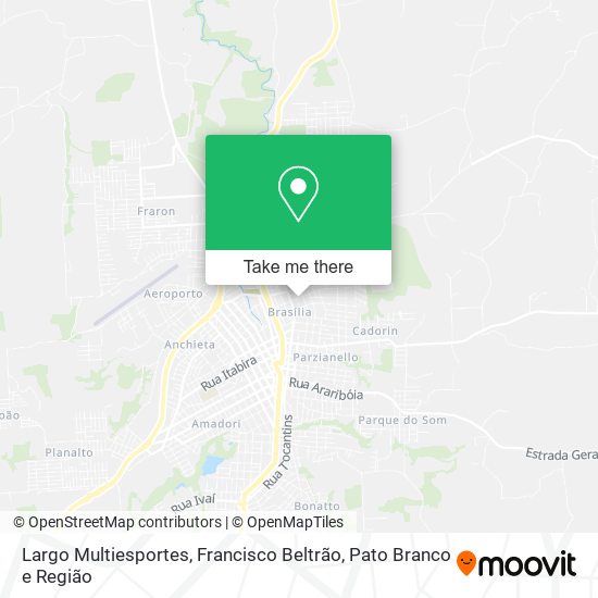 Largo Multiesportes map