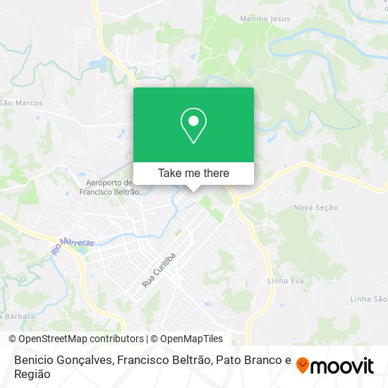 Benicio Gonçalves map