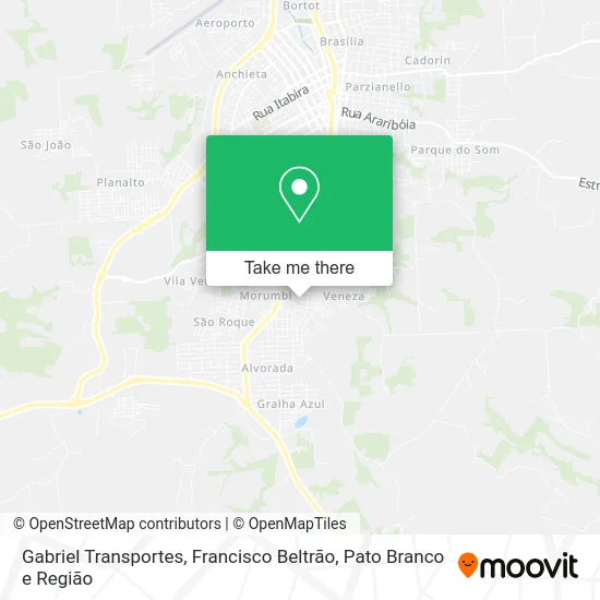 Gabriel Transportes map