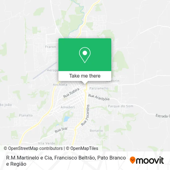 R.M.Martinelo e Cia map