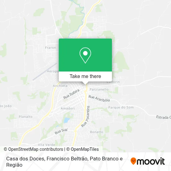 Casa dos Doces map