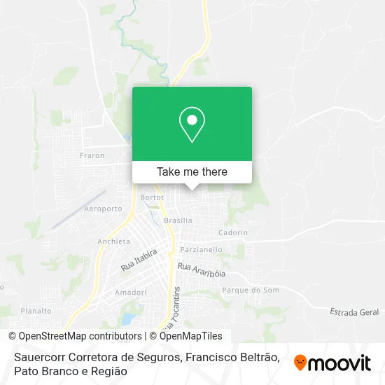 Sauercorr Corretora de Seguros map