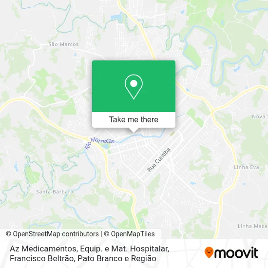 Az Medicamentos, Equip. e Mat. Hospitalar map