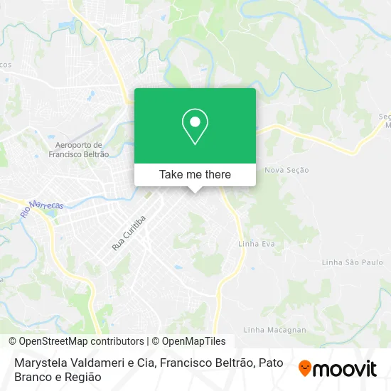 Marystela Valdameri e Cia map