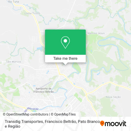 Transdig Transportes map