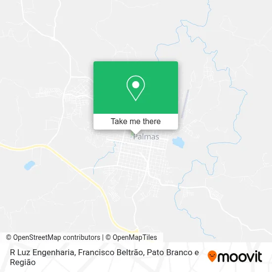 R Luz Engenharia map