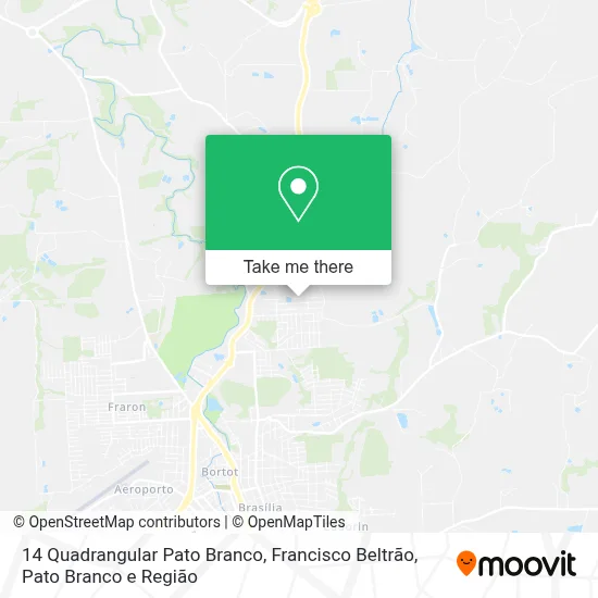 14 Quadrangular Pato Branco map