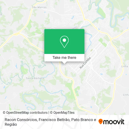 Racon Consórcios map