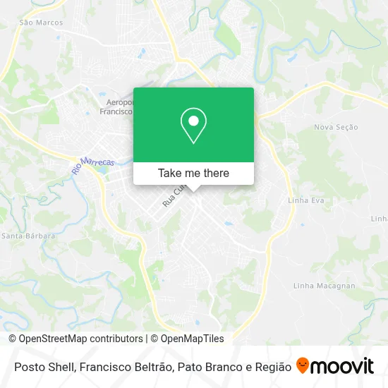 Posto Shell map