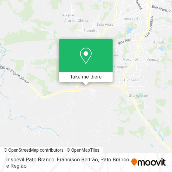 Inspevil Pato Branco map