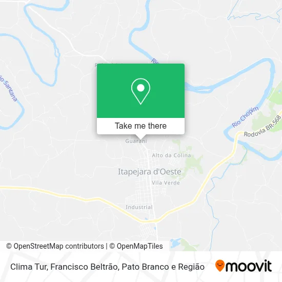 Clima Tur map