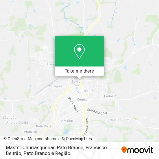 Master Churrasqueiras Pato Branco map