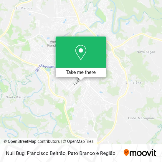 Null Bug map