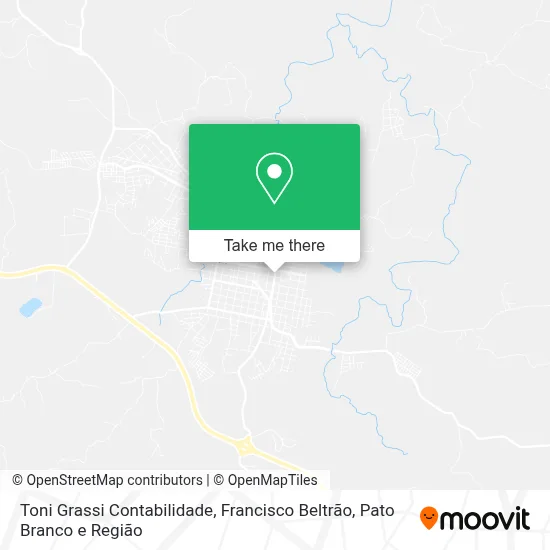 Toni Grassi Contabilidade map
