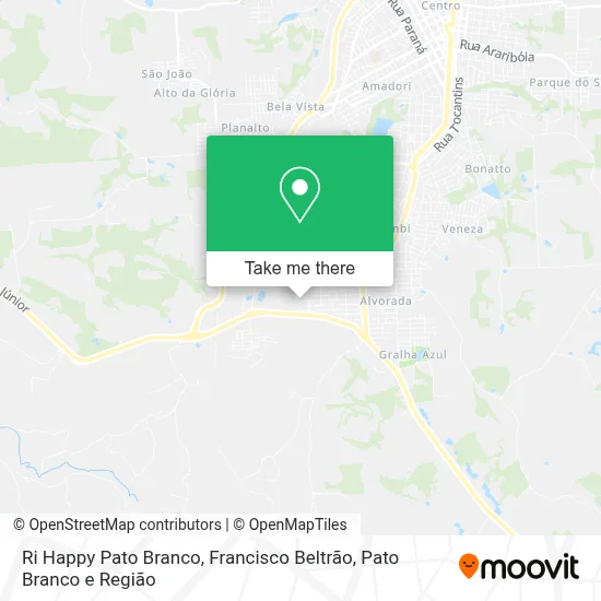 Ri Happy Pato Branco map