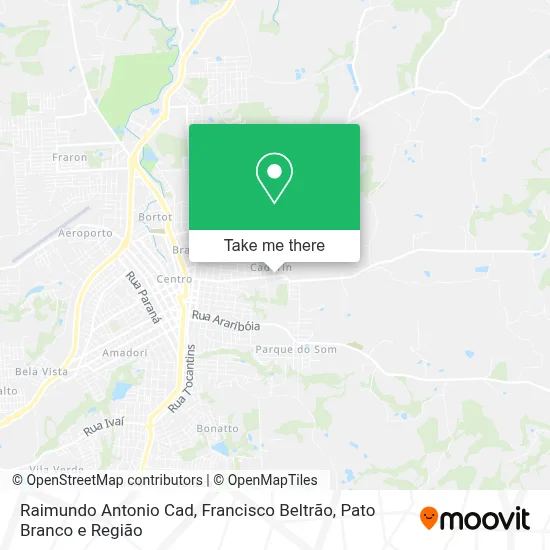 Raimundo Antonio Cad map