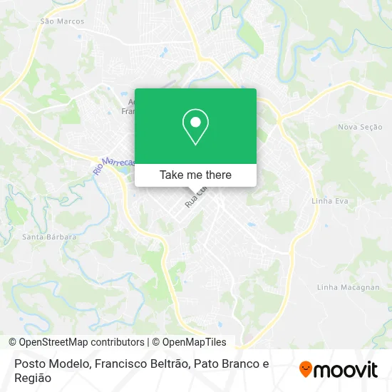 Posto Modelo map