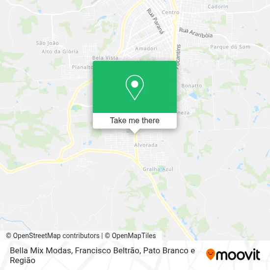 Bella Mix Modas map