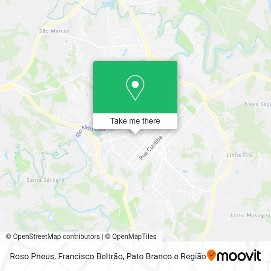 Roso Pneus map