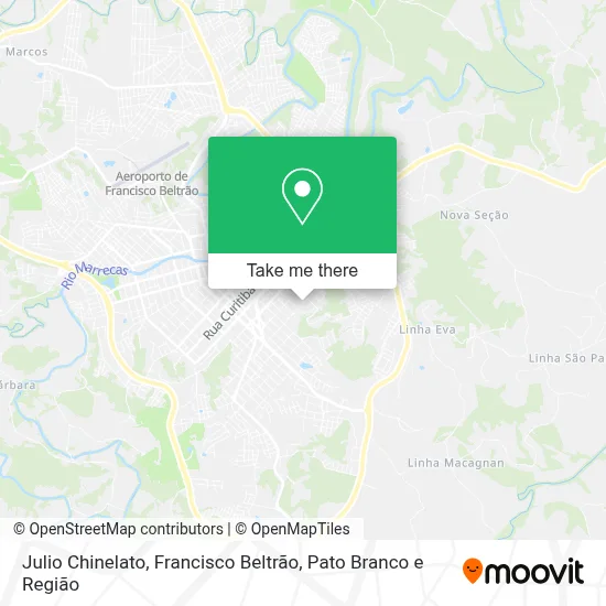 Julio Chinelato map