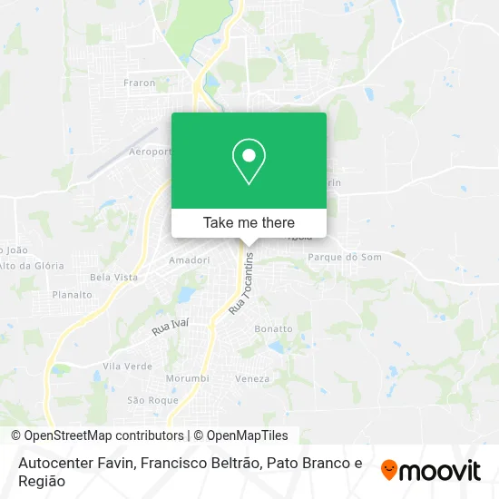 Autocenter Favin map