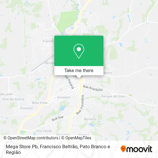 Mega Store Pb map