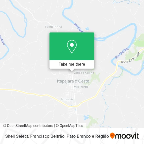 Shell Select map