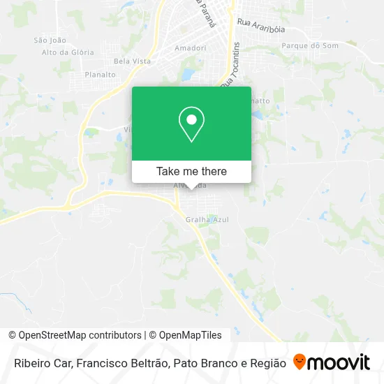 Ribeiro Car map