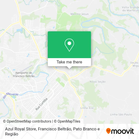 Azul Royal Store map