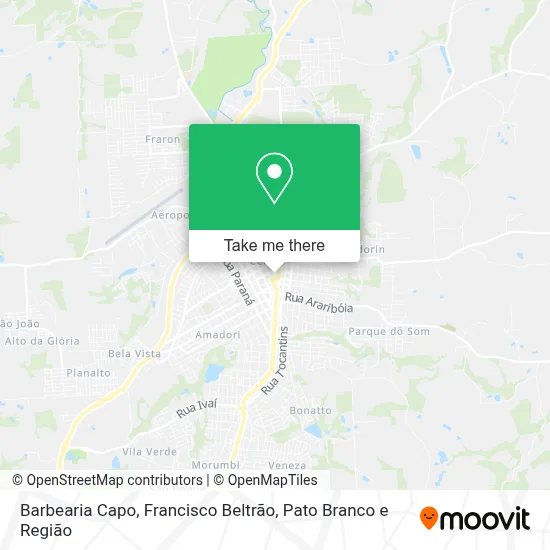 Barbearia Capo map