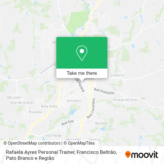 Rafaela Ayres Personal Trainer map
