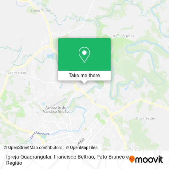 Igreja Quadrangular map