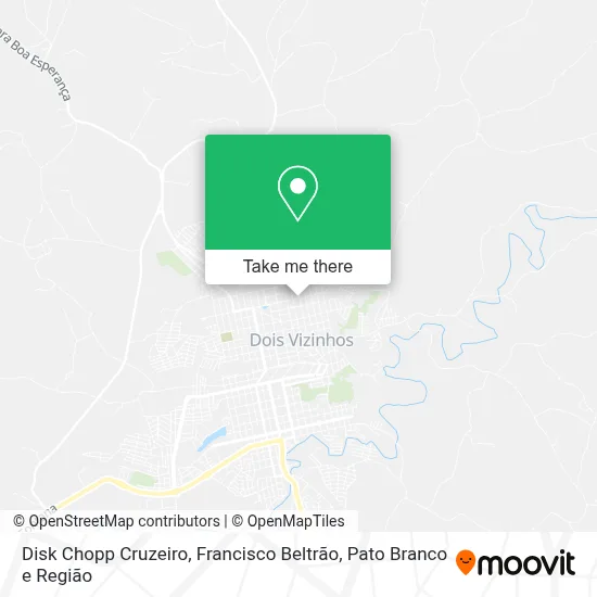 Disk Chopp Cruzeiro map
